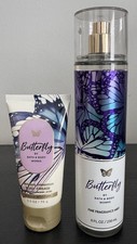 Bath  Body Works Butterfly Mist Spray 8 oz  2.5 oz Travel Body Cream