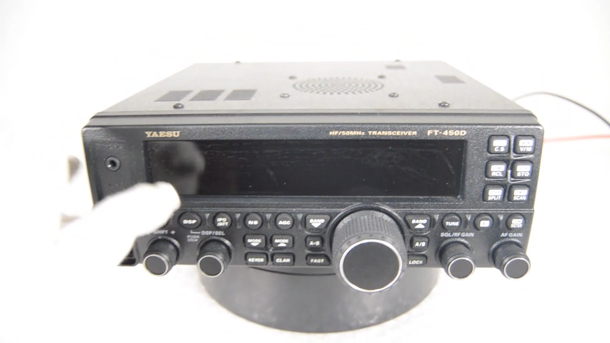 Yaesu FT-450D HF/50 MHz 100W All Mode Transceiver Tested W/ Box