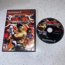 Tekken 5 (Sony PlayStation 2, 2005) Tested PS...