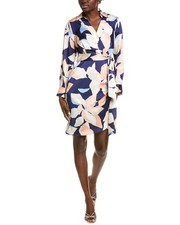 Tahari Asl Faux Wrap Mini Dress Women's