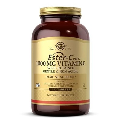 Solgar Ester-C Plus 1000 mg Vitamin C (Ascorbate Complex) - 