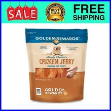 Golden Rewards Chicken Flavor Premium Dry Jerky Treats for All Dogs, 64 oz