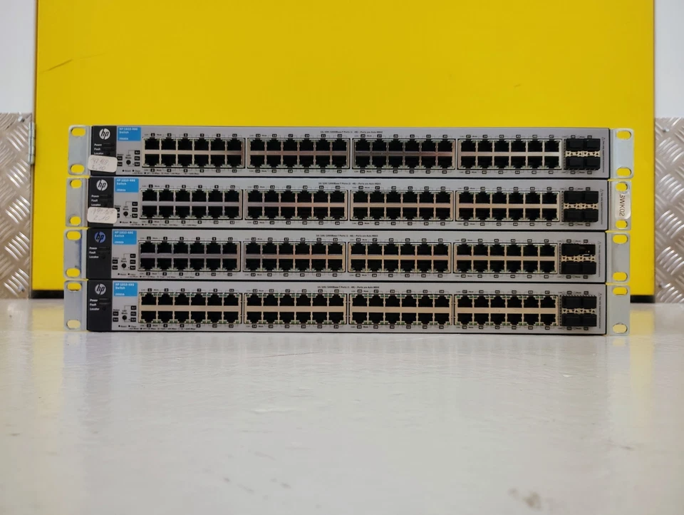 4x HP ProCurve 1810-48G (J9660A) Gigabit Switch – 48 Port – getestet