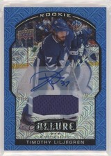 2020-21 Allure Rookie Blue Line Jerseys 13/75 Timothy Liljegren #89 Auto 0x92