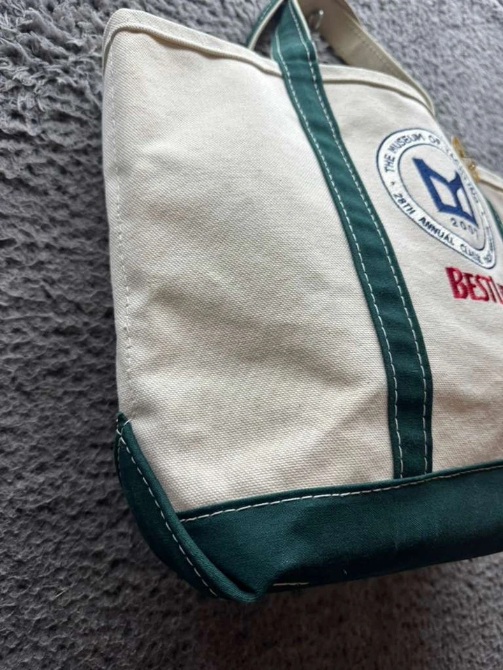 Y2K L.L.Bean Boat & Tote 28th Annual Classic Yacht Regatta Open Top Tote Bag - Image 4 of 4