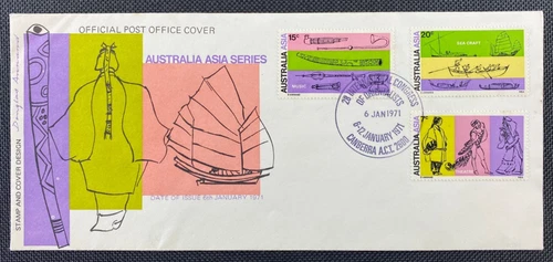 1971 Australia-Asia Series Cover Orientalists Congress Event Postmark High CV