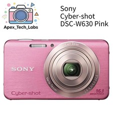 SONY Cyber-shot DSC-W630 Digital Camera 16.1MP 5x Optical Zoom Pink English