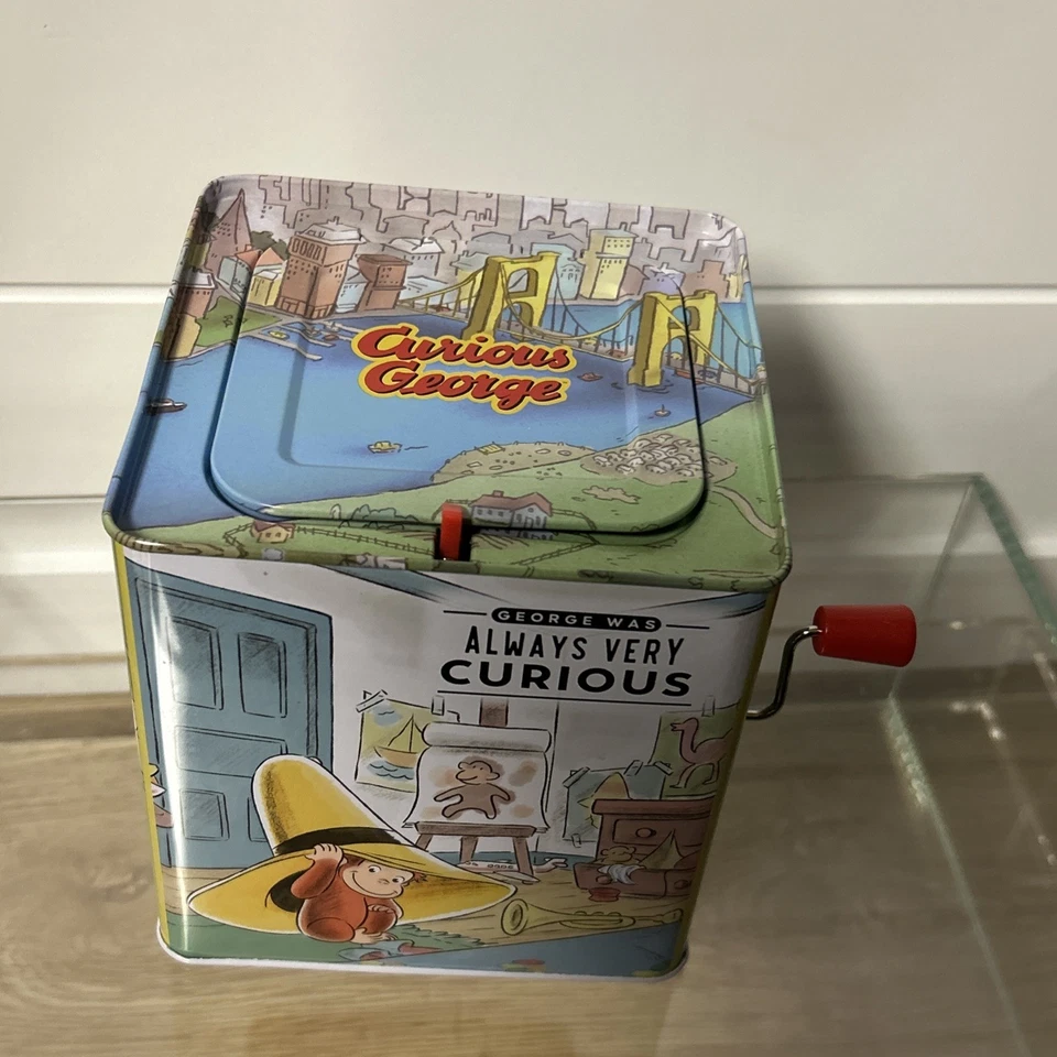 Curious George Jack-in-The-Box - Retro Musical Toy for Kids - Image 2 of 4