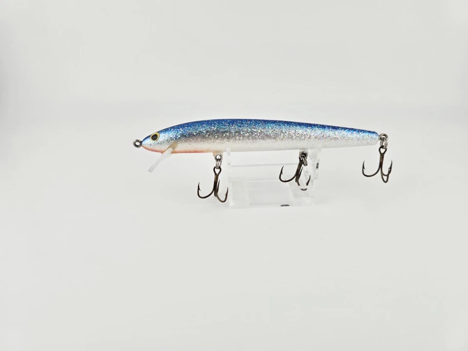 Vintage Bagley Bang-O-Lure #5 In Dazzle Blue on White (Z74) Mint! - Image 2 of 4