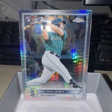 2022 Topps Chrome Cal Raleigh Prism Refractor Rookie RC #149 Mariners (Prizm)