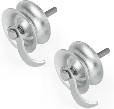 2 Pack Sliding Gate Rollers 5'' Steel Pipe Track Roller Galvanized for 1 5/8'' Pip