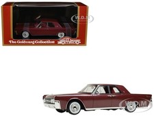 1962 Lincoln Continental Royal Red 143 Model By Goldvarg Collection Gc-088 B
