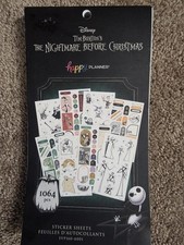 Disney Happy Planner The NIGHTMARE BEFORE CHRISTMAS Book of 1064 Stickers NEW