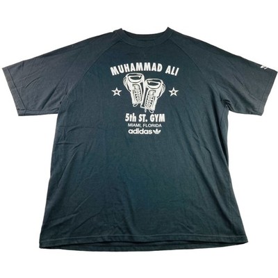 VTG Adidas x Muhammad Ali Men's Cotton Crew Neck Graphic T Shirt   2XL