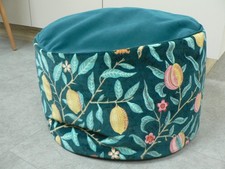 Morris John Lewis Pouffe Velvet Botanical