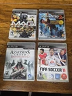 PS3 Playstation Game Lot Of 4 MAG - FIFA SOCCER 2011 - ASSASSIN'S CREED Untested