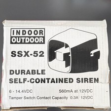 Amseco Ssx-52 Sirens Alarms Self-contained Siren Indooroutdoor Mpn Ssx-52 Amseco Ssx-52 Sirens Alarms Self-contained Siren Indooroutdoor Mpn Ssx-52
