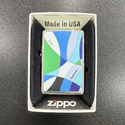 Zippo Supreme x Emilio Pucci Lighter Made in USA with Box Zippo Lighter