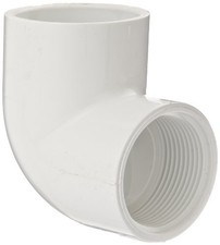 Spears 407 Series PVC Pipe Fitting, 90 Degree Elbow, Schedule 40, 0.75 Inch 1