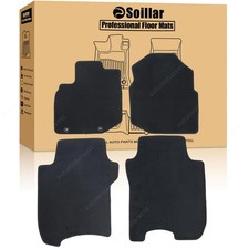 Protection Fits 2015-2020 Honda Fit Velour Carpet Floor Mats Black New Full Set Protection Fits 2015-2020 Honda Fit Velour Carpet Floor Mats Black New Full Set