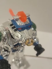 1993 Robotic Bebop Not Complete Vintage TMNT Figure Playmates GREAT CHROME 