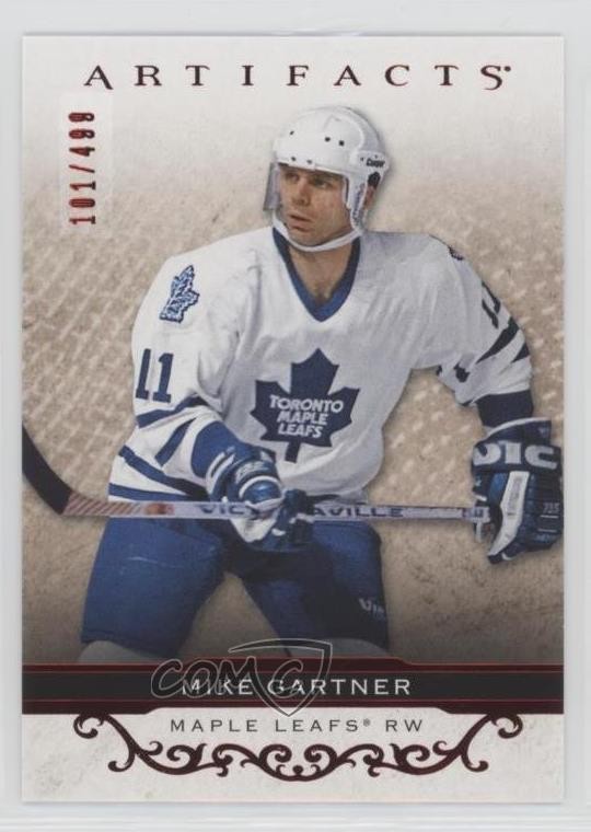 2021-22 Upper Deck Artifacts Legends Ruby 101/499 Mike Gartner #154 HOF 0q8a