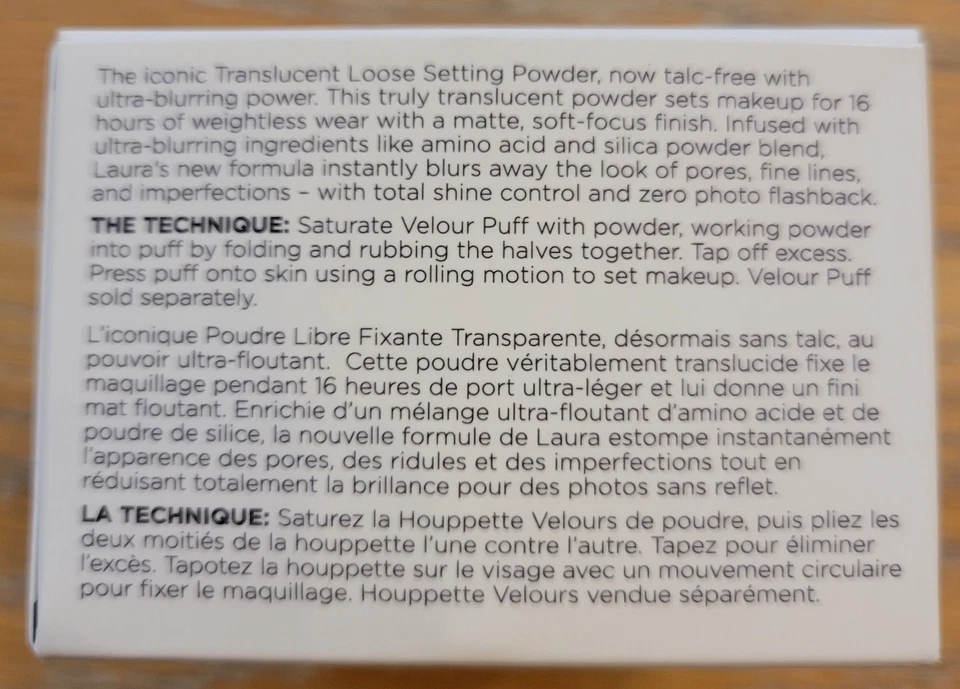 Laura Mercier Translucent Honey Loose Setting Powder Ultra-Blur 0.7 oz - Image 3 of 4