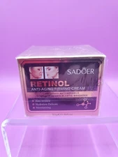 Sadoer Retinol Anti Aging Firming Cream Hydration Moisturizing 1.76oz Exp 06/27