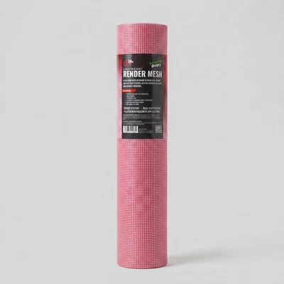 Render Mesh Fibreglass 160GSM Rendering Plastering Crack Repair 1m x 50m Roll - Image 1 of 4