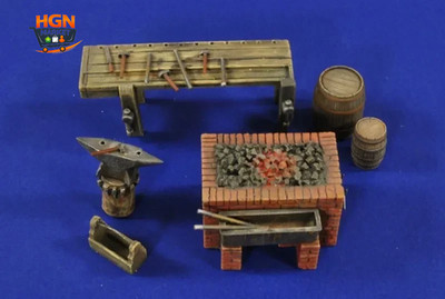 Maßstab 1:35 Druckguss Resin Modellbausatz Resin Militärlager Produktionsmaschine Bedarf 