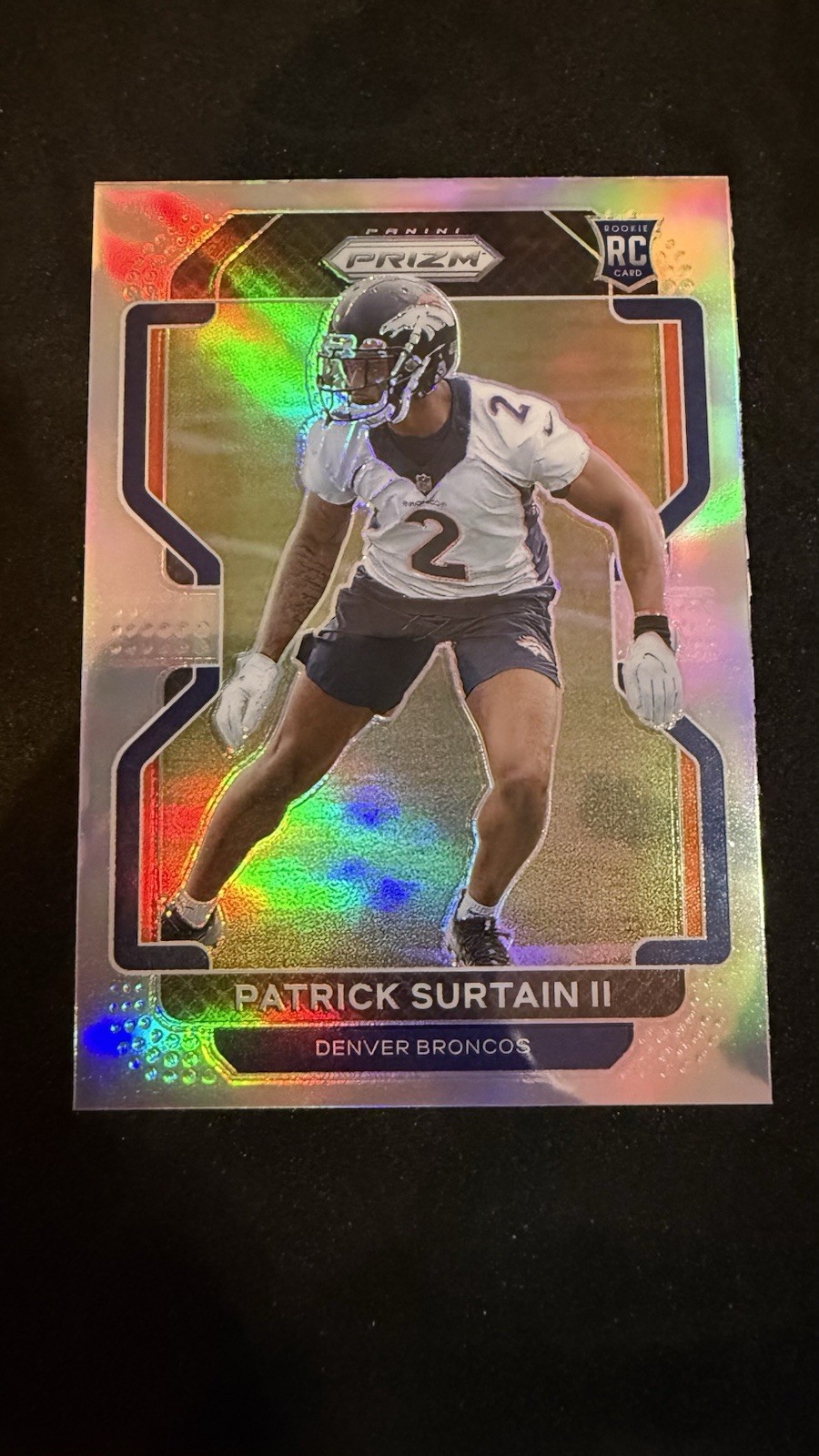 2021 Panini Prizm - Rookie Patrick Surtain II #374 Silver Prizm (RC)