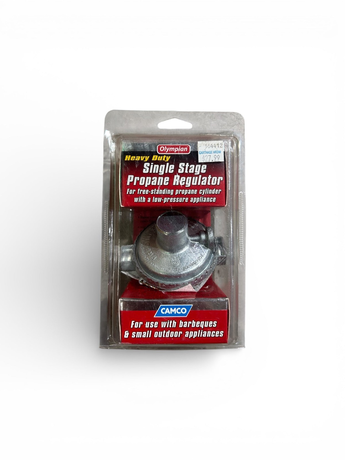 Camco, 59013, RV, Low Pressure, Propane Regulator, Single St