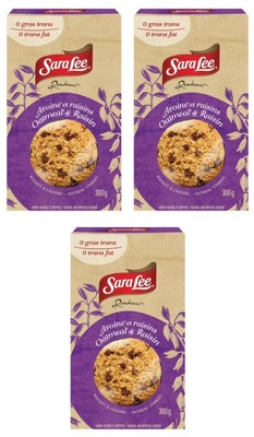 Sara Lee Oatmeal & Raisin Cookies, 300g (3 Pack)