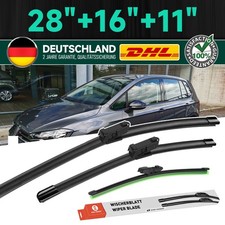 Scheibenwischer Satz Vorn Hinten Für VW Golf Sportvan AM1 AN1 ab 2014 Touran 5T1