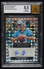 2025 Panini Mosaic Rookie Scripts Ryan Fitzgerald #RS-RFD BGS 8.5 Auto 3hd