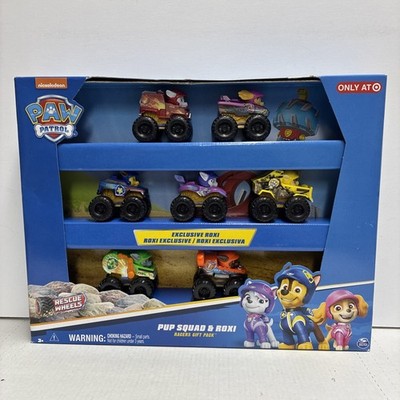 Nickelodeon Paw Patrol Pup Squad & Roxi Racers Gift Pack - Rescue Wheels