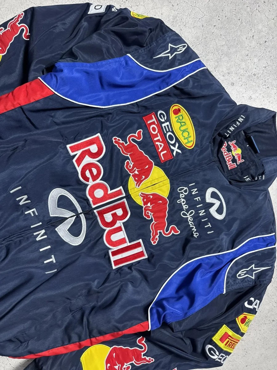 Red Bull Infiniti Pepe Jeans Racing Bomber Jacket Nascar | eBay