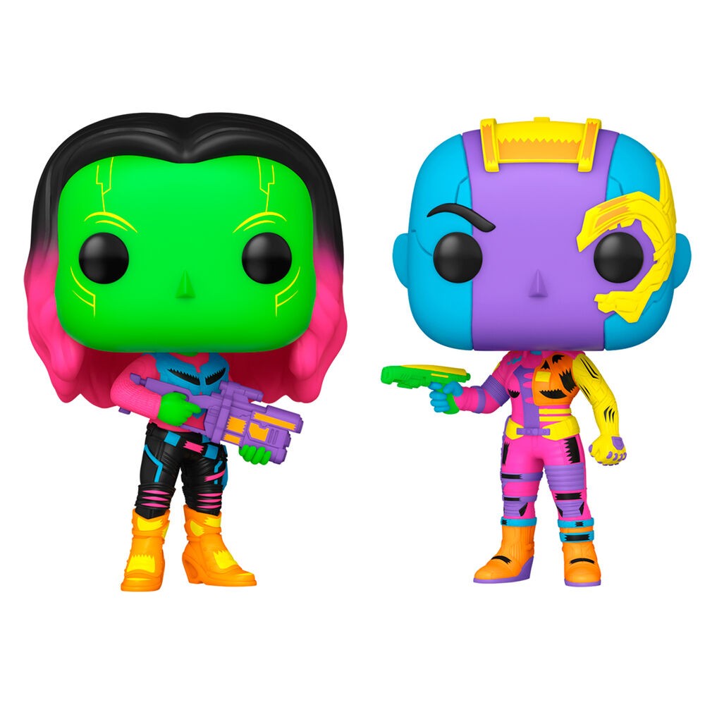 Pop Pack 2 Figures Marvel Guardiani Della Galassia Gamora & Nebula Esclusiva ...