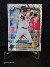 2025 BOWMAN TSUNG-CHE CHENG CHROME X-FRACTOR PITTSBURGH PIRATES