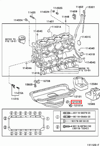 Genuine Hilux KUN25 KUN16 KUN15 KUN136 KUN135 Oil Sump Pan Drain Plug Washer x10 - Picture 6 of 20