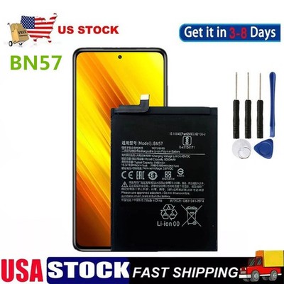 BN57 Battery For Xiaomi X3 Poco X3 Pro M2007J20CG Poco X3 NFC 1ICP5/66/88