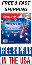 Colgate MaxFresh Toothpaste with Mini Breath Strips, Cool Mint, 7.3 oz., 5 pack 0.55 per gallon