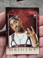2pac Tupac Shakur Hip-Hop Trading Card Topps Panini