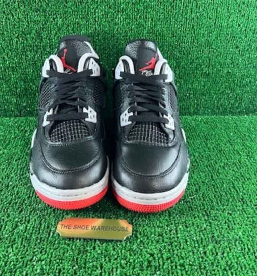 Air Jordan 4 Retro Bred Reimagine B-GRADE Shoe FQ8213-006 GS Sz