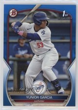 2023 Bowman Prospects Blue 35/150 Yunior Garcia #BP-142 0sn6