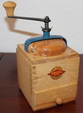Top erhaltene hölzerne Kaffeemühle, volle Funktion, Leinbrocks Ideal (o1)