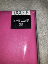 Pink Double Duvet Set