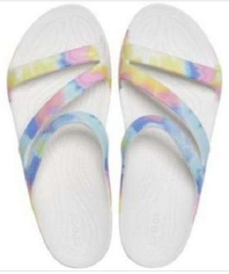 Crocs Kadee II Tie Dye Multi Color Women's Sandal  BRAND NEW  Size 11  206894