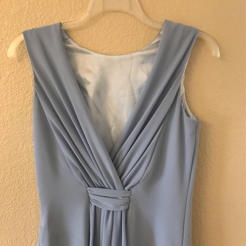 Jessica McClintock Bridal Womens Millennium 2000 Dress Purple Sleeveless Gown 10 - Picture 2 of 7