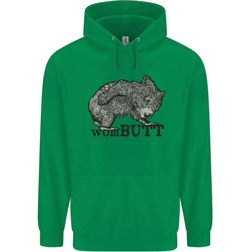 Wombutt Funny Wombat Childrens Kids Hoodie - Picture 47 of 72